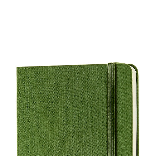 Notes Moleskine średni M [11,5x18 cm] Two-Go Czysty / w Linie Zielona Trawa Twarda Oprawa (Moleskine Two-Go Notebook Medium Ruled-Plain Grass Green Hard Cover) - 8058647620190