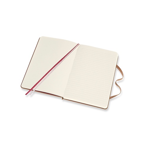 Notes Moleskine średni M [11,5x18 cm] Two-Go Czysty / w Linie Brązowy Kraftowy Twarda Oprawa (Moleskine Two-Go Notebook Medium Ruled-Plain Kraft Brown) - 8058647620206