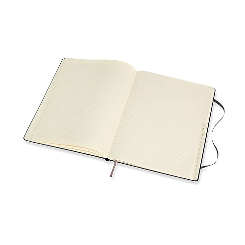 Adresownik Moleskine XL (19x25 cm) Alfabetyczny Czarny Twarda oprawa (Moleskine Address Book Extra Large Hard Cover) - 8058647620367