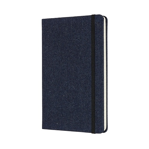 Notes Moleskine Denim w linię prussian blue jeans duży [13x21 cm] twarda oprawa (Moleskine Denim Ruled Notebook Large)