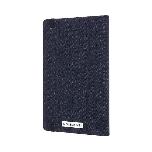 Notes Moleskine Denim w linię prussian blue jeans duży [13x21 cm] twarda oprawa (Moleskine Denim Ruled Notebook Large)