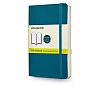 Notatnik Moleskine P(9x14cm) czysty morski ciemny miękka oprawa (Moleskine Plain Notebook Pocket Reef Blue) Notatnik Moleskine P(9x14cm) czysty morski ciemny miękka oprawa (Moleskine Plain Notebook Pocket Reef Blue)