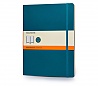 Notatnik Moleskine XL(19x25cm) w linię morski miękka oprawa (Moleskine Ruled Notebook Extra Large Reef Blue) Notatnik Moleskine XL(19x25cm) w linię morski miękka oprawa (Moleskine Ruled Notebook Extra Large Reef Blue)