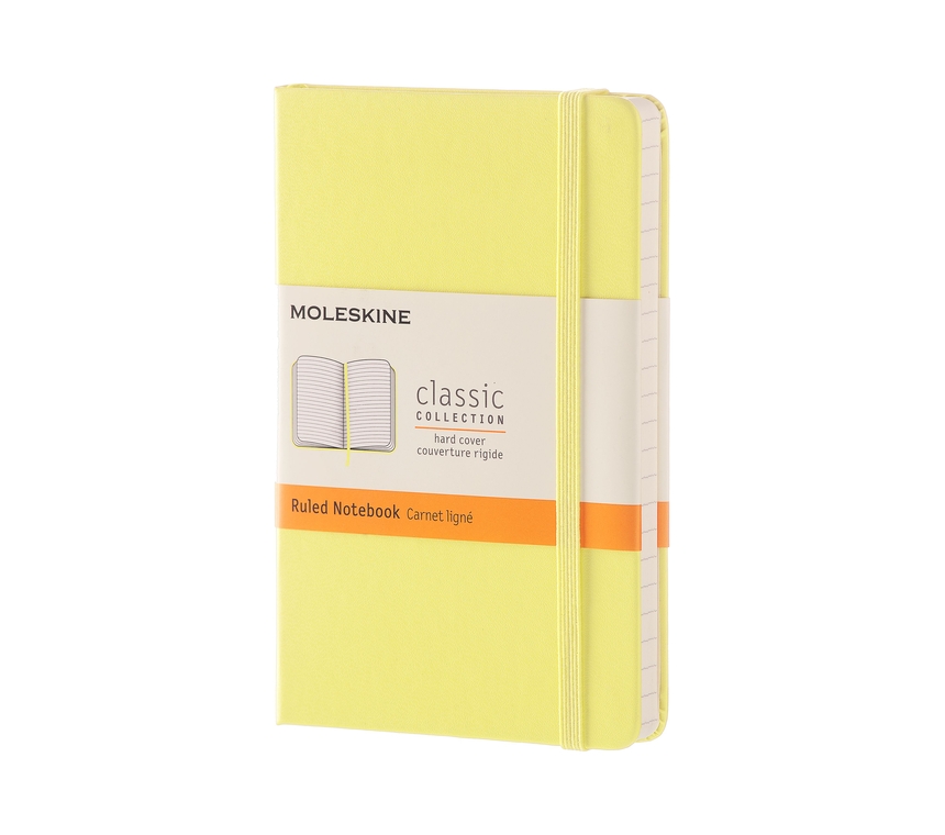 Notatnik Moleskine P(9x14cm) w linię cytrynowy twarda oprawa (Moleskine Ruled Notebook Pocket Citron Yellow) Notatnik Moleskine P(9x14cm) w linię cytrynowy twarda oprawa (Moleskine Ruled Notebook Pocket Citron Yellow)