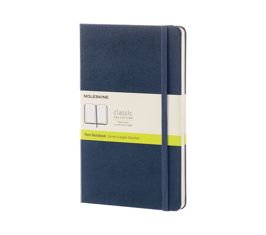 Notatnik Moleskine L(13x21cm) czysty granatowy twarda oprawa (Moleskine Plain Notebook Large Sapphire Blue) Notatnik Moleskine L(13x21cm) czysty granatowy twarda oprawa (Moleskine Plain Notebook Large Sapphire Blue)