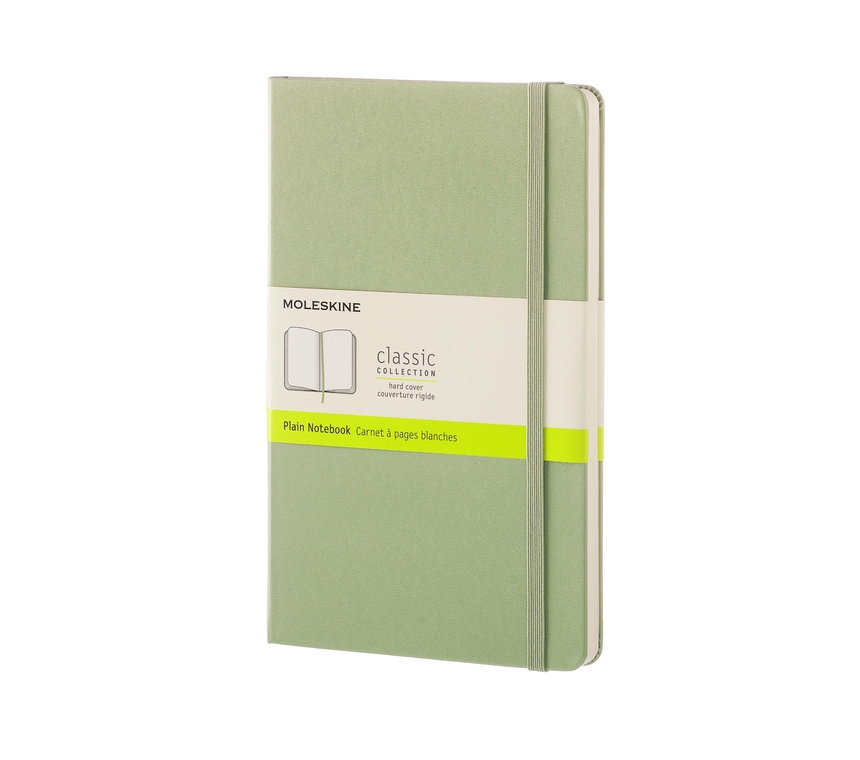 Notatnik Moleskine L(13x21cm) czysty pistacja twarda oprawa (Moleskine Plain Notebook Large Willow Green) Notatnik Moleskine L(13x21cm) czysty pistacja twarda oprawa (Moleskine Plain Notebook Large Willow Green)