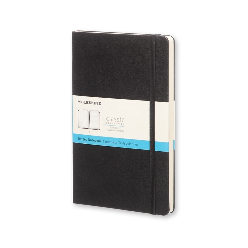 Notatnik Moleskine L(13x21cm) w kropki czarny twarda oprawa (Moleskine Dotted Notebook Large Black) Notatnik Moleskine L(13x21cm) w kropki czarny twarda oprawa (Moleskine Dotted Notebook Large Black)