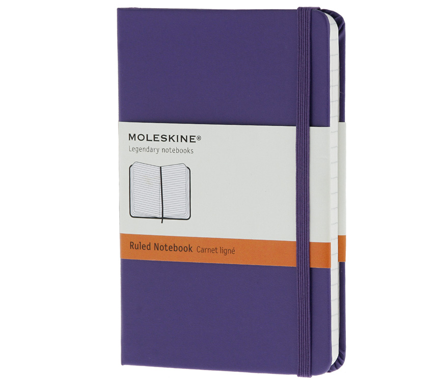 Notatnik Moleskine P(9x14cm) w linię fioletowy twarda oprawa (Moleskine Ruled Notebook Pocket Violet) Notatnik Moleskine P(9x14cm) w linię fioletowy twarda oprawa (Moleskine Ruled Notebook Pocket Violet)