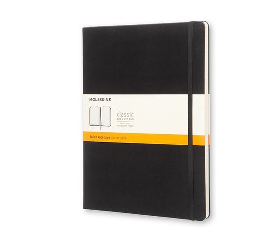 Notatnik Moleskine XL(19x25cm) w linię czarny twarda oprawa (Moleskine Ruled Notebook Extra Large Black) Notatnik Moleskine XL(19x25cm) w linię czarny twarda oprawa (Moleskine Ruled Notebook Extra Large Black)