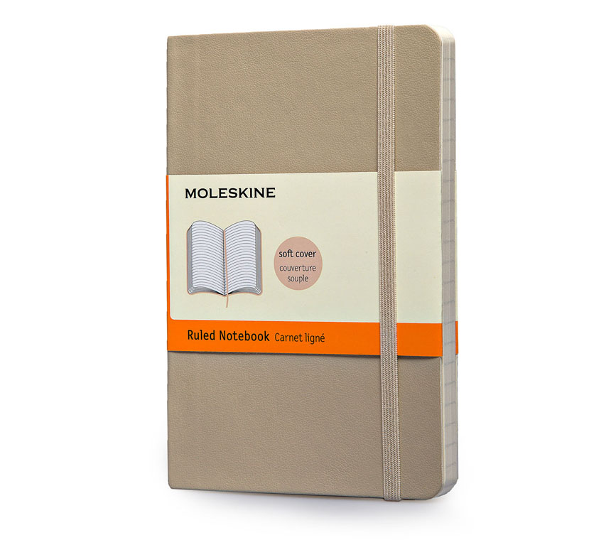 Notatnik Moleskine P(9x14cm) w linię beżowy miękka oprawa (Moleskine Ruled Notebook Pocket) Notatnik Moleskine P(9x14cm) w linię beżowy miękka oprawa (Moleskine Ruled Notebook Pocket)
