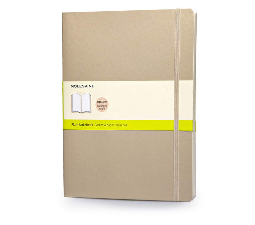 Notatnik Moleskine XL(19x25cm) czysty beżowy miękka oprawa (Moleskine Plain Notebook Extra Large) Notatnik Moleskine XL(19x25cm) czysty beżowy miękka oprawa (Moleskine Plain Notebook Extra Large)