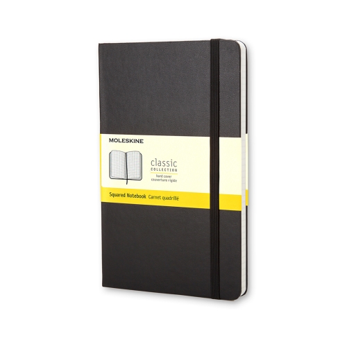 Notatnik Moleskine L(13x21cm) w kratkę czarny twarda oprawa (Moleskine Sqaured Notebook Large Black) Notatnik Moleskine L(13x21cm) w kratkę czarny twarda oprawa (Moleskine Sqaured Notebook Large Black)