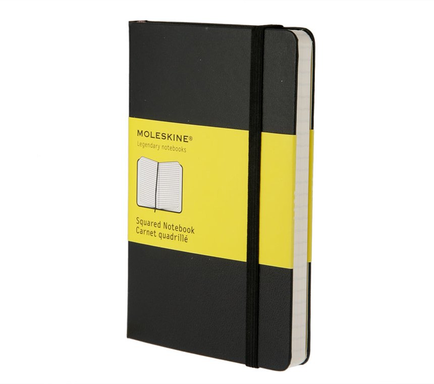 Notatnik Moleskine P(9x14cm) w kratkę czarny twarda oprawa (Moleskine Squared Notebook Pocket Black) Notatnik Moleskine P(9x14cm) w kratkę czarny twarda oprawa (Moleskine Squared Notebook Pocket Black)